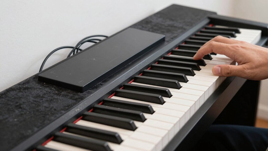 digital piano sound issues