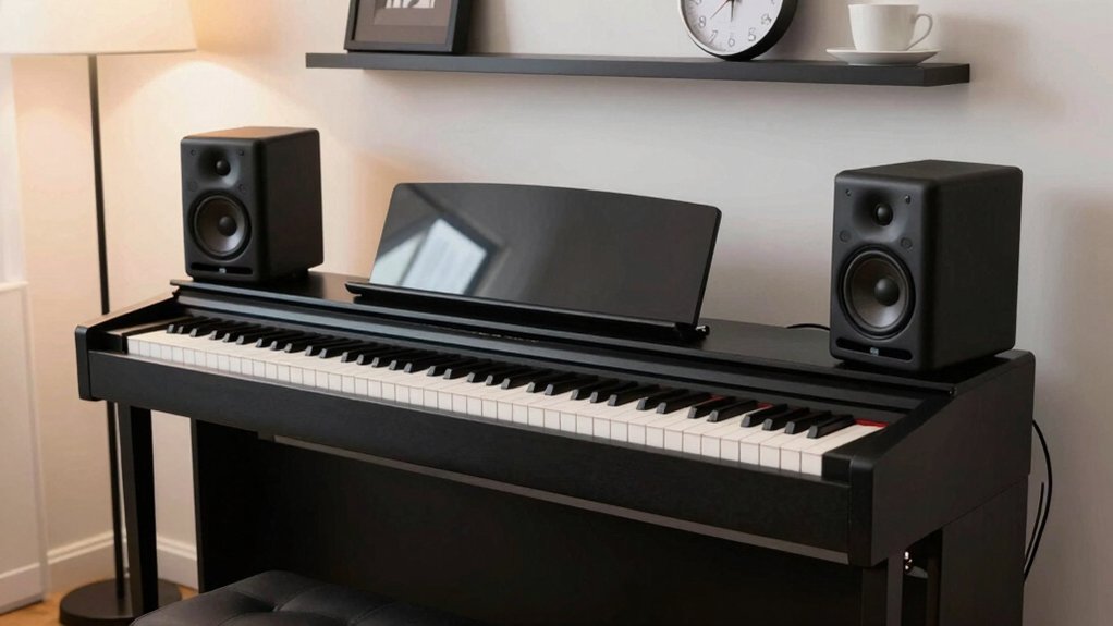 home digital piano wattage