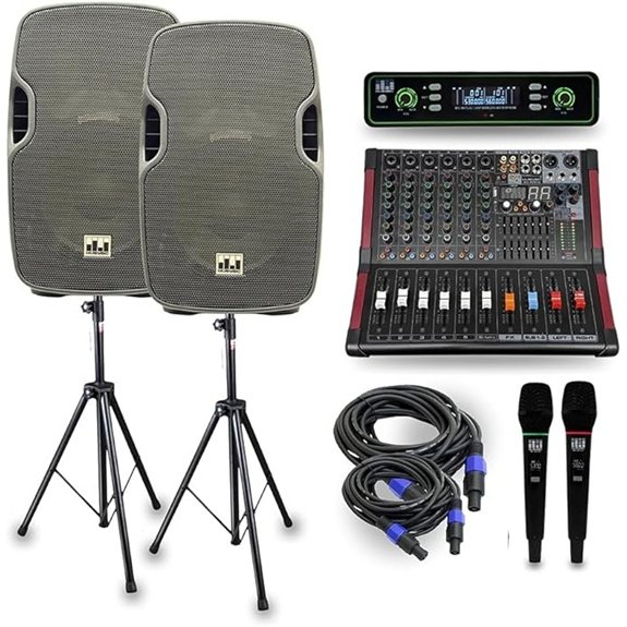 MUSYSIC Portable PA System with Wireless Mic