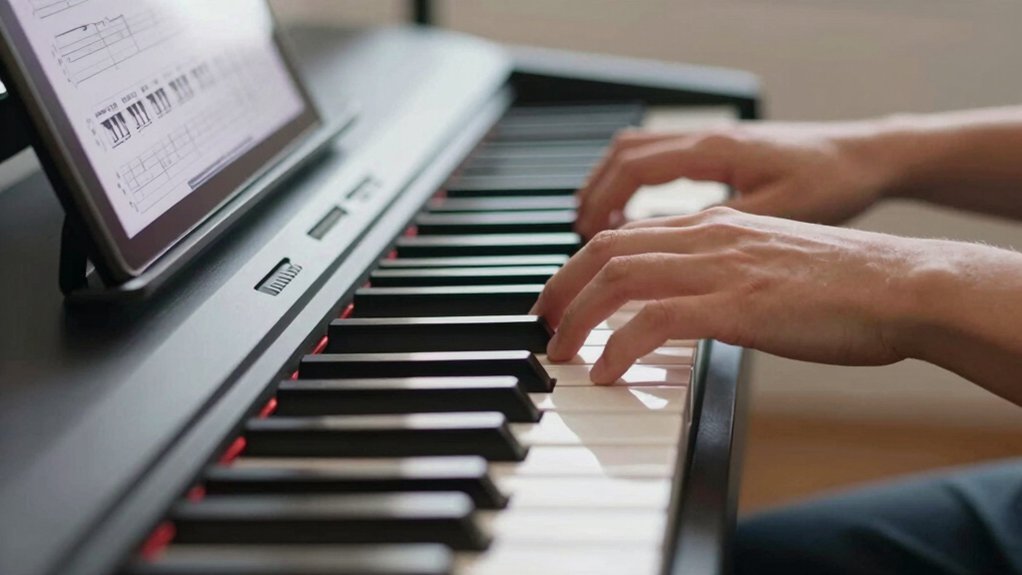 digital piano learning tools