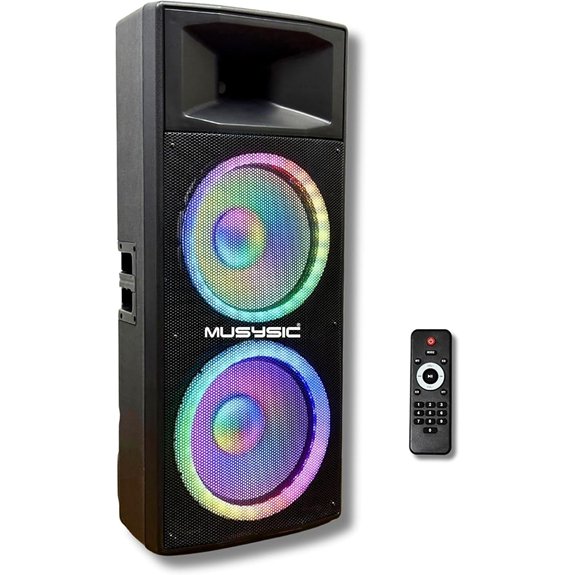 MUSYSIC Portable PA Speaker System with Bluetooth