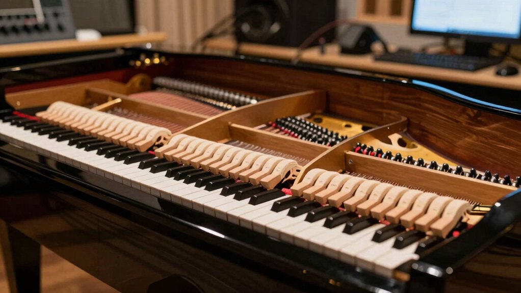realistic touch and response on expensive digital pianos