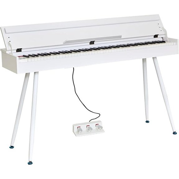 KUMENG 88-Key Weighted Digital Piano with Accessories