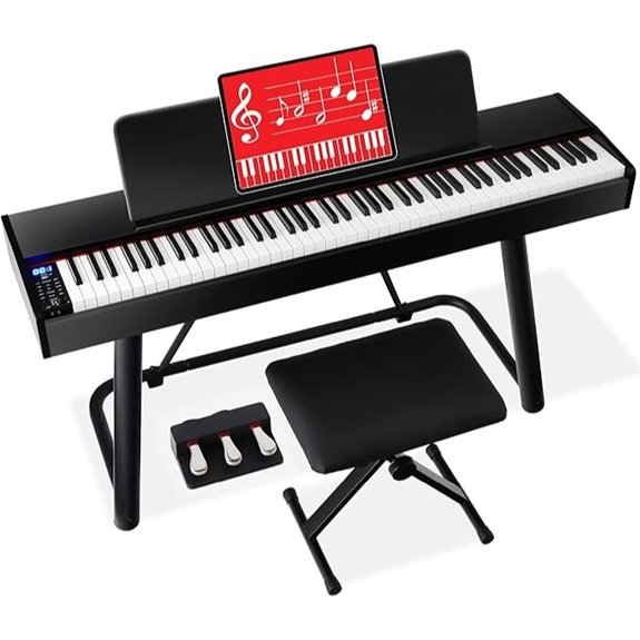 Best Choice 88-Key Weighted Digital Piano Bundle