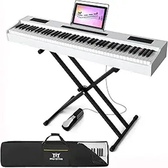 MUSTAR 88-Key Weighted Hammer Action Digital Piano