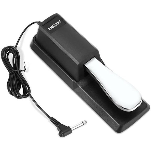 Sustain Pedal for Keyboard with Polarity Switch