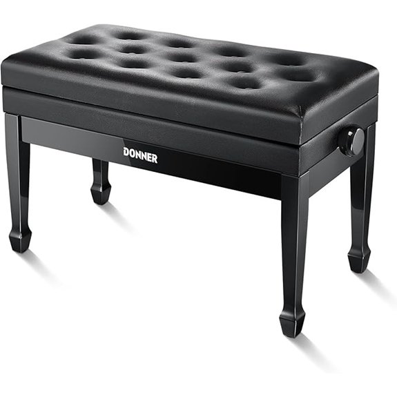 adjustable Donner piano bench