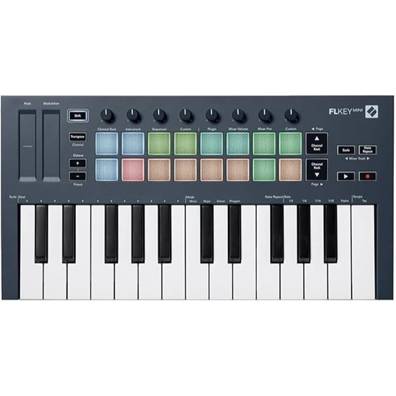 Novation FLkey Mini: 25-Key USB MIDI Keyboard Controller
