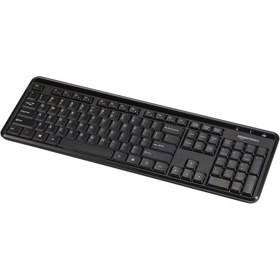 Amazon Basics Wireless Keyboard with Numeric Keypad