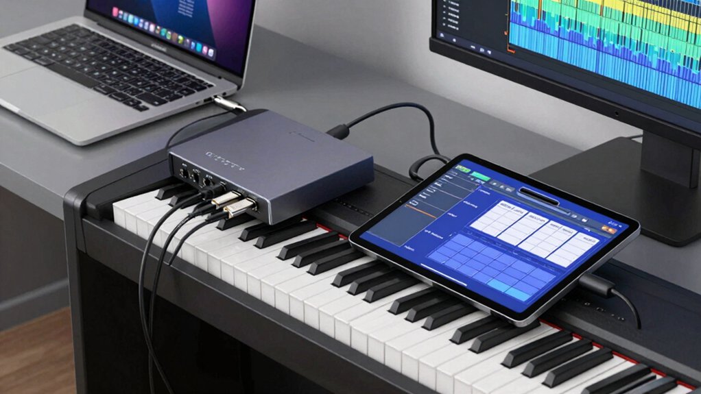 optimize digital piano latency