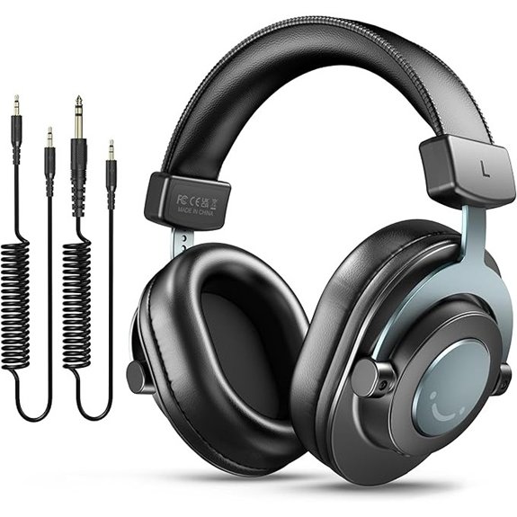 FIFINE Studio Monitor Headphones with Detachable Cables (H8)