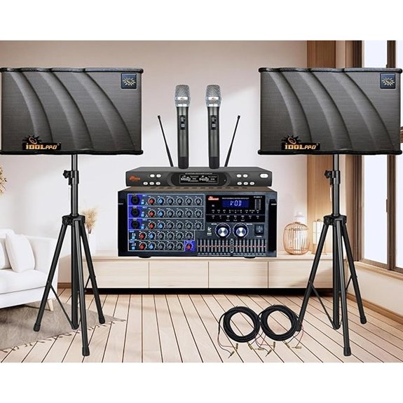 IP-3900II Mixing Amplifier & IPS-680 Karaoke System with Wireless Mic