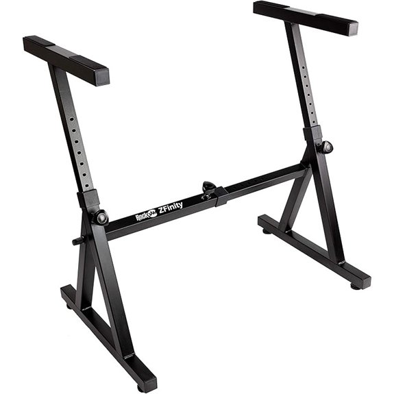RockJam Z Style Adjustable Keyboard Stand with Stickers