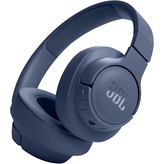 JBL Tune 720BT Wireless Over-Ear Headphones (Blue)