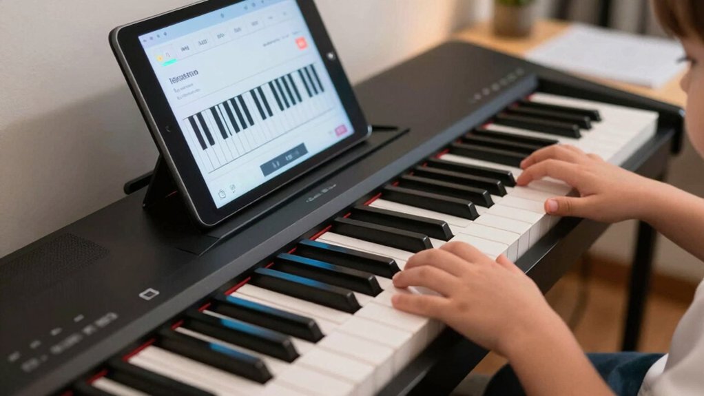 Piano Keyboard Simulation