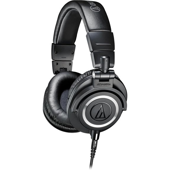 Audio-Technica ATH-M50X Studio Monitor Headphones (Black)