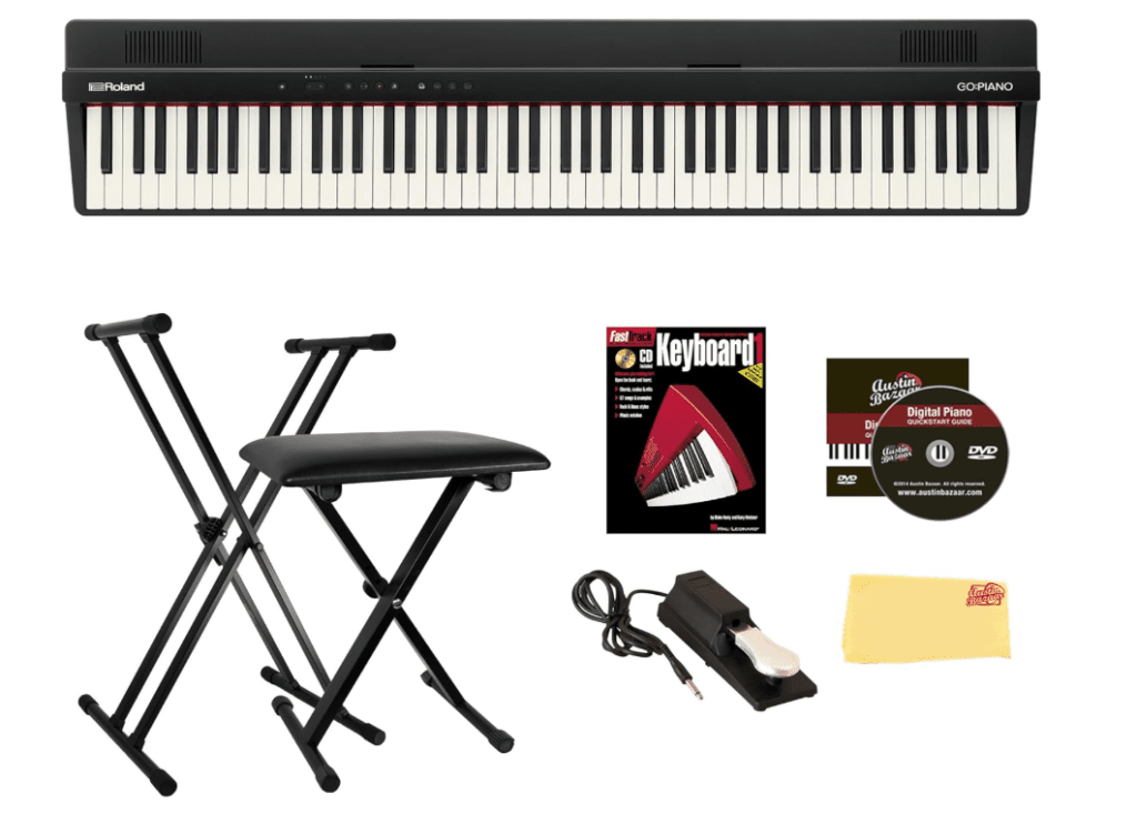 Roland GO-88PX 88-Key Digital Piano Bundle 