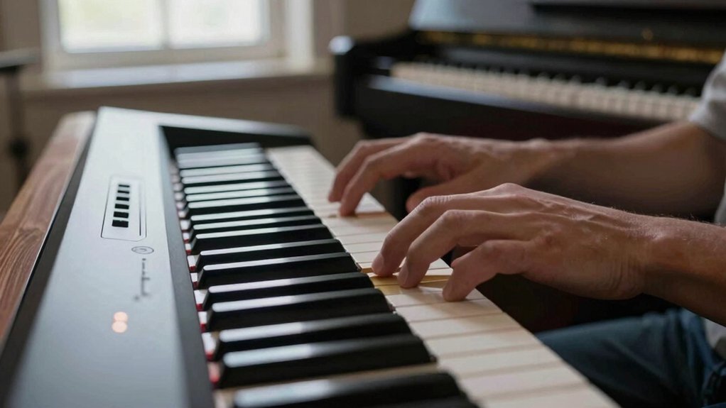 structured keyboard practice enhances piano skills to learn piano on a keyboard