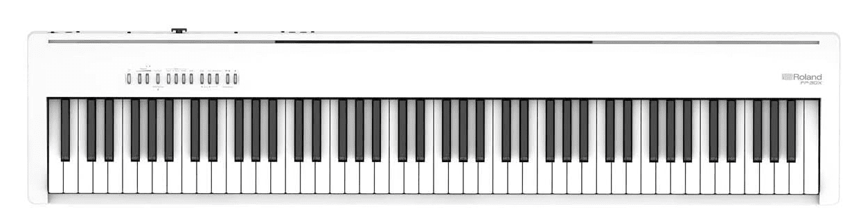Roland White FP-30X Digital Piano with Built-in Powerful Amplifier and Stereo Speakers