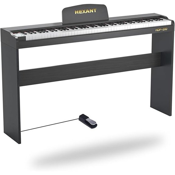 88-Key Digital Piano Keyboard with 700 Rhythms