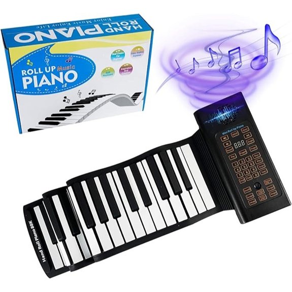 88 Keys Roll Up Piano Keyboard with Bag