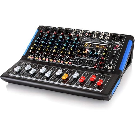 Pyle 8-Channel Bluetooth Studio Mixer with USB (PMXU88BT)