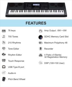 Casio WK-6600 Features