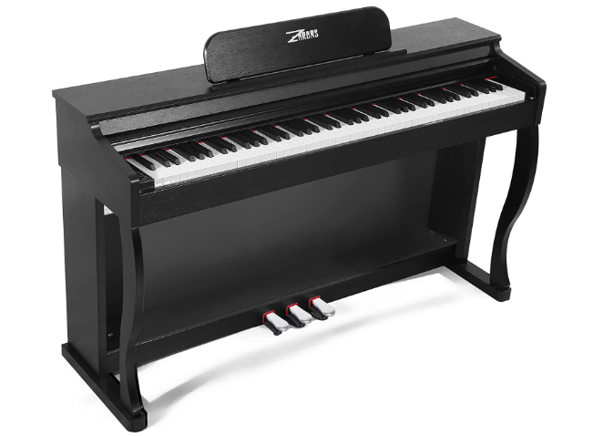 ZHRUNS Digital Piano,88 Heavy Hammer Piano Keys with Touch Response Electric Keyboard