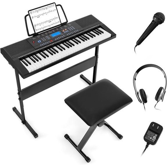 Costzon 61-Key Electric Keyboard with Stand & Features
