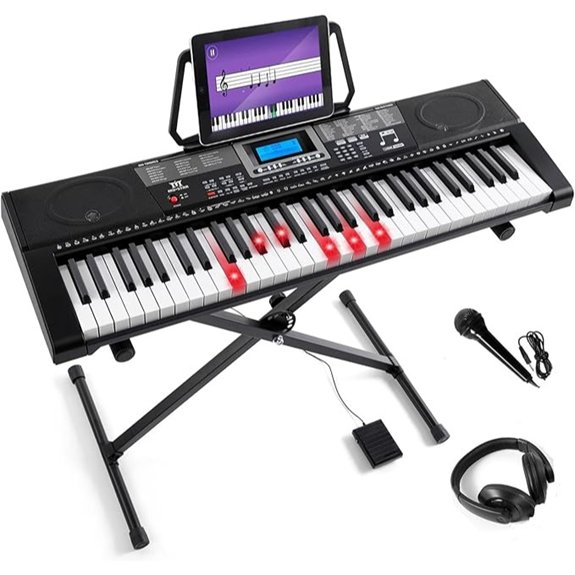 MUSTAR MEKS-500 61 Key Learning Keyboard Piano