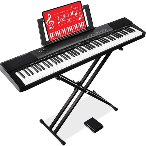 Best Choice 88-Key Digital Piano with Stand and Pedal