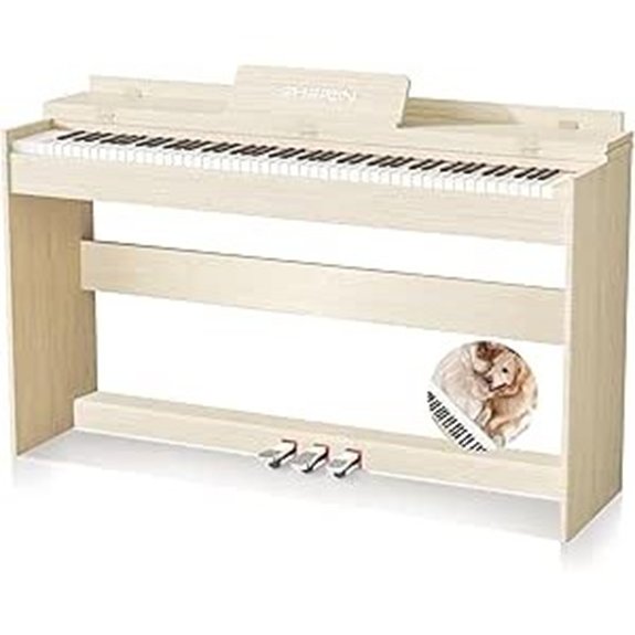 SHEIRIN 88-Key Digital Piano Hammer Action Keyboard