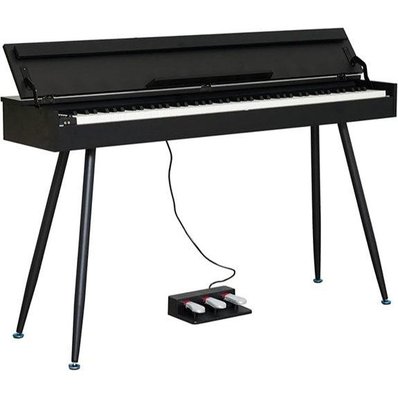 KUMENG 88-Key Weighted Digital Piano with Accessories