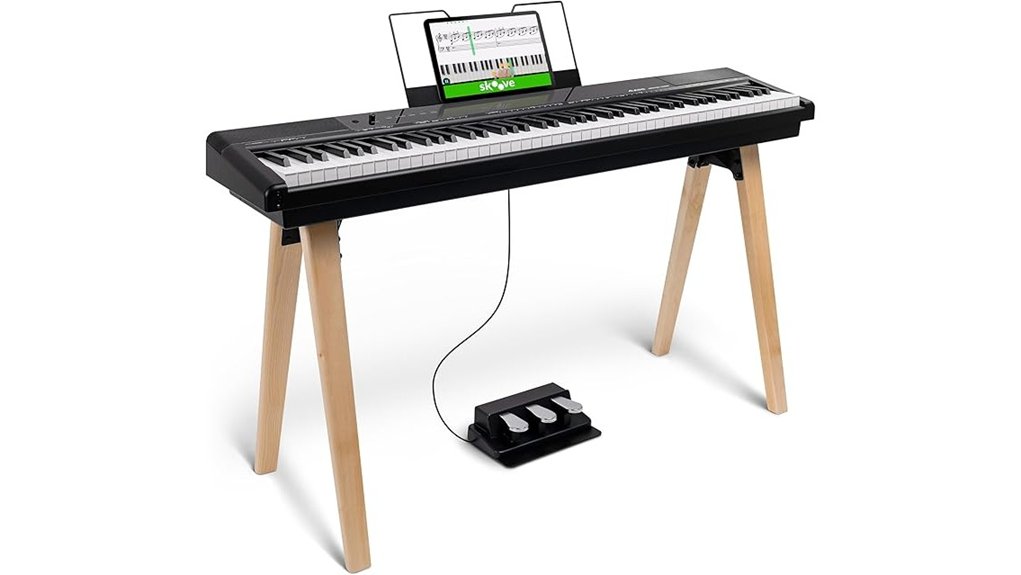 88 key weighted digital piano