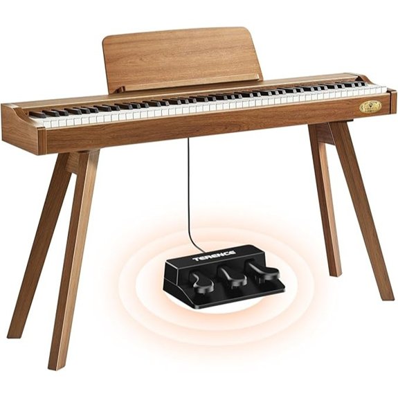 Terence P37 88-Key Weighted Keyboard with Stand