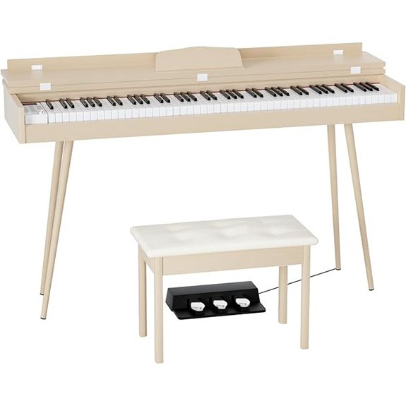 88-Key Weighted Digital Keyboard with Stand and Pedals