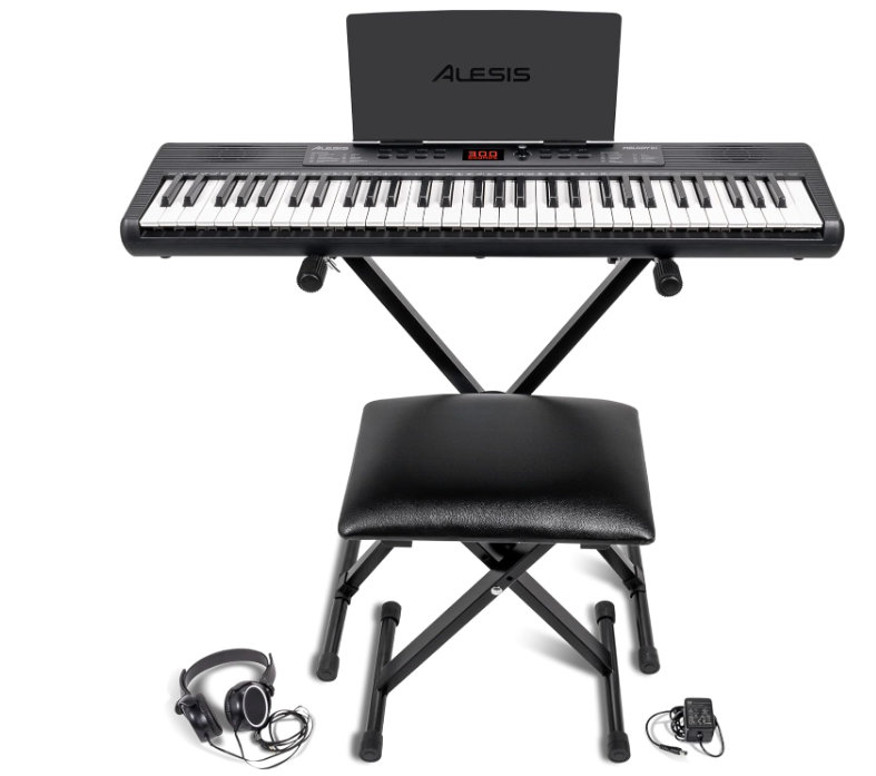 Alesis Melody 61 MK4 Keyboard Piano Bundle