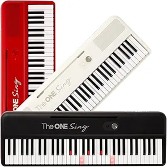 The ONE Keyboard Piano Sing with Bluetooth (Black)