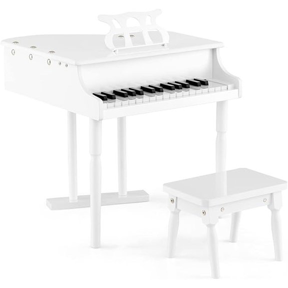 Goplus 30-Key Classical Kids Piano Set with Bench