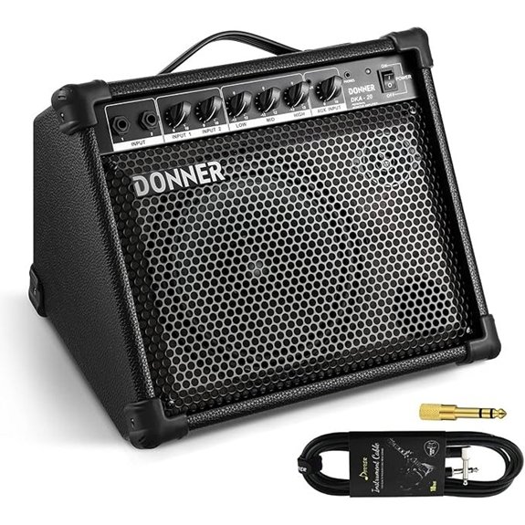 Donner DKA-20 Keyboard Amplifier with Aux Input