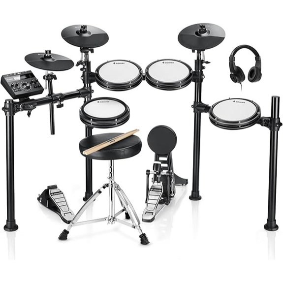 Donner DED-200 Electric Drum Kit with Accessories