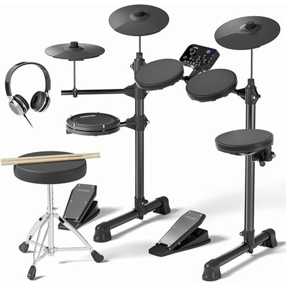AODSK Electric Drum Set with 150 Sounds