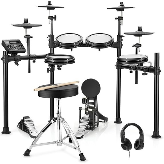 Donner DED-200X Electronic Drum Set with Accessories