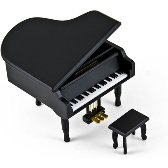 Gorgeous Baby Grand Piano with Bench and Songs