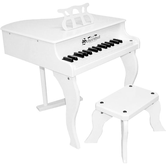 Schoenhut Fancy Baby Grand Piano with Bench