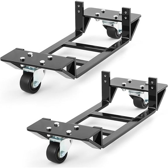 2 Pcs Heavy Duty Piano Dolly with Wheels for Upright Piano