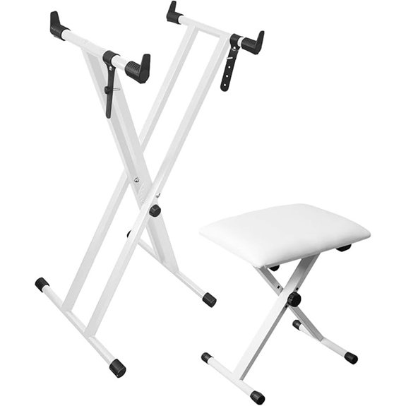 Longeye Piano Stand & Bench for Keyboards