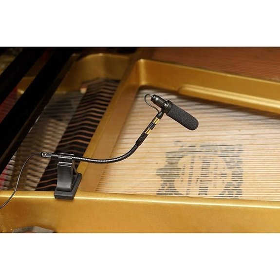 Rannsgeer Piano Microphone with Clamp & Connectors