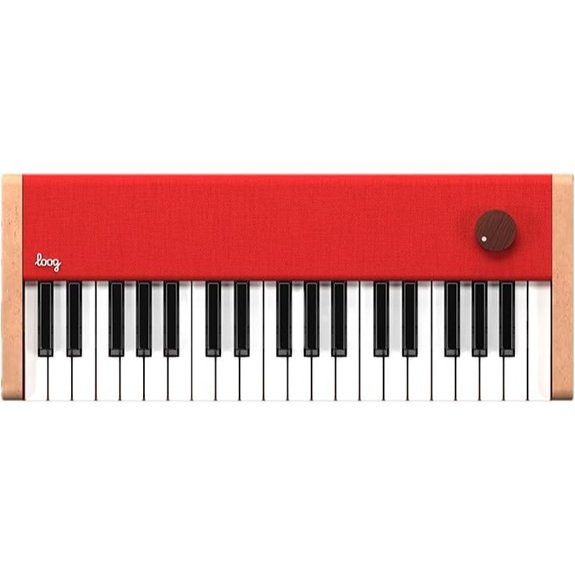 Loog Digital Piano: Portable Beginner Keyboard with MIDI USB-C