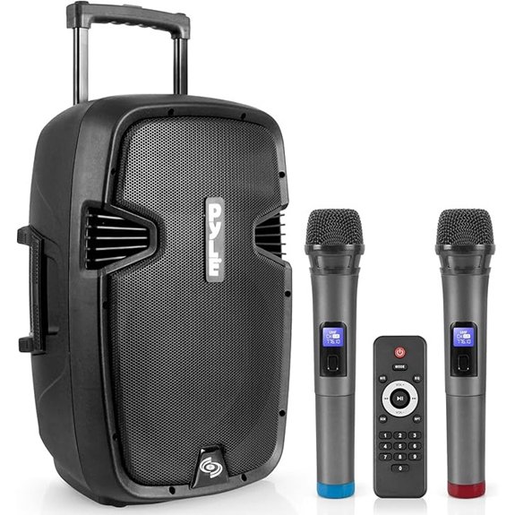 Pyle 1000W Bluetooth PA Speaker System with Mics